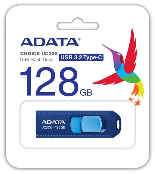 USB Flash карта ADATA ACHO-UC300-128G-RNB/BU 128 Гб купить,NaN