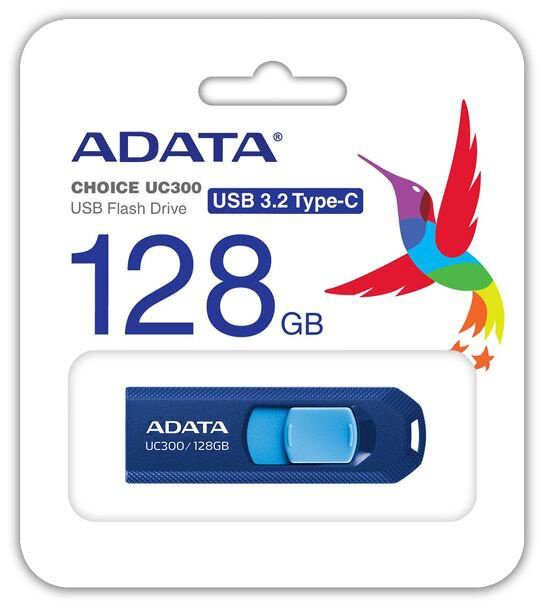 USB Flash карта ADATA ACHO-UC300-128G-RNB/BU 128 Гб купить,NaN