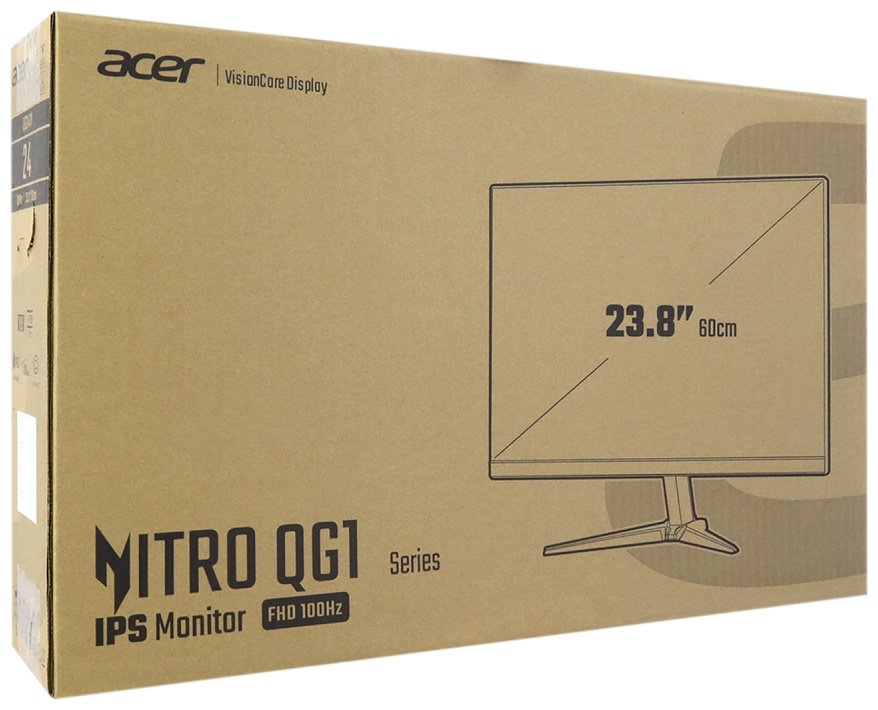 Монитор 23.8" Acer Nitro QG241YEbii UM.QQ1EE.E01 черный купить,NaN
