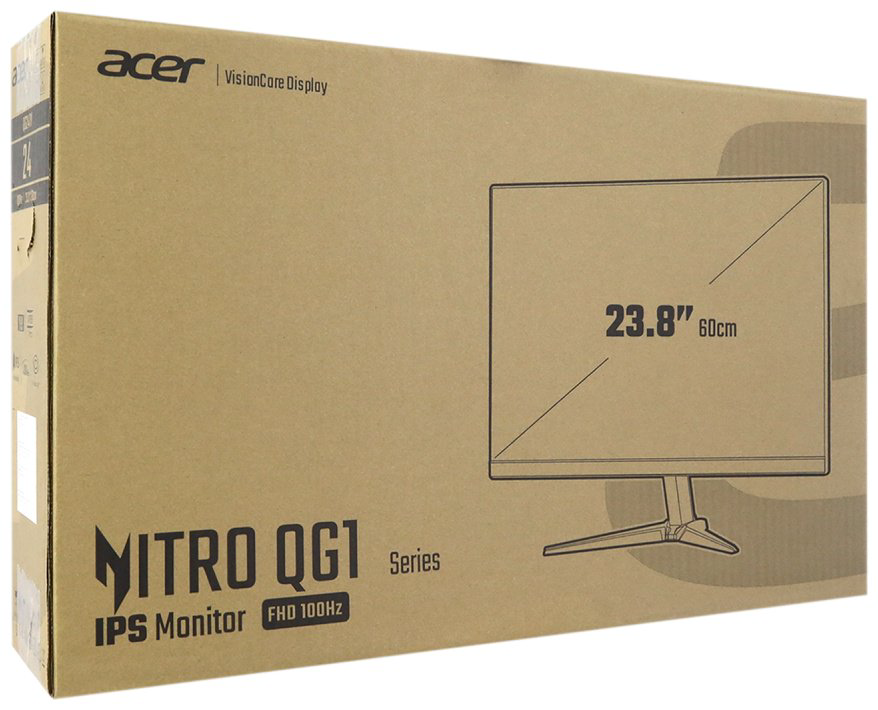 Монитор 23.8" Acer Nitro QG241YEbii UM.QQ1EE.E01 черный купить,NaN