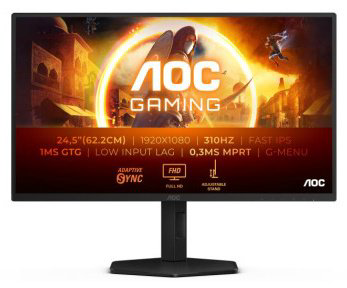 Монитор 24.5" AOC 25G4SXU/01 черный - ForteMarket Монитор 24.5" AOC 25G4SXU/01 черный купить,116300