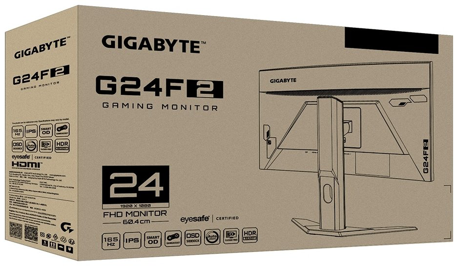 Монитор 23.8" GIGABYTE G24F 2 черный купить,NaN
