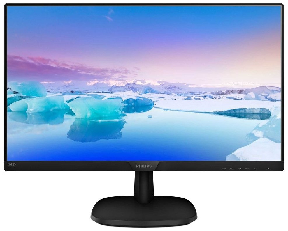 Монитор 23.8" Philips 243V7QDSB/01 черный купить,NaN