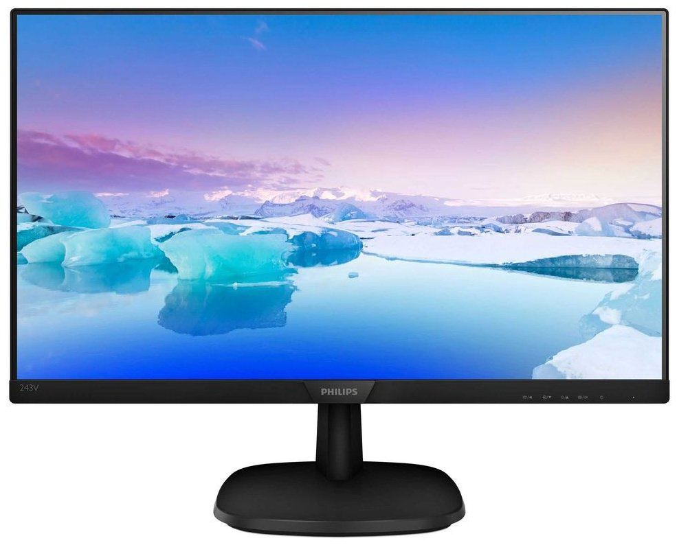 Монитор 23.8" Philips 243V7QDSB/01 черный купить,NaN