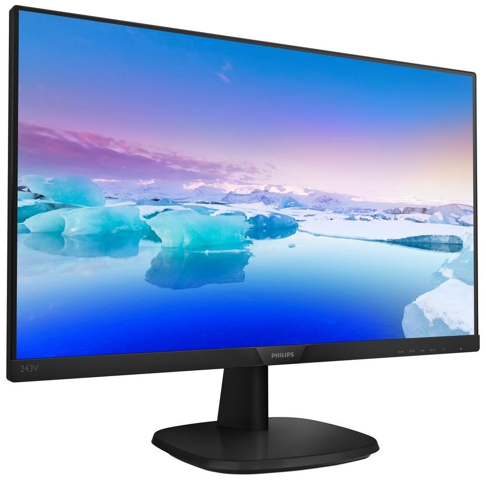 Монитор 23.8" Philips 243V7QDSB/01 черный купить,NaN