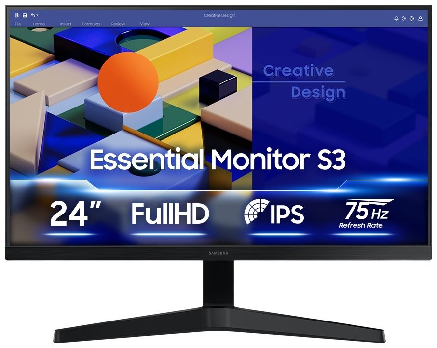 Монитор 24" Samsung LS24C312EAIXCI черный купить,NaN