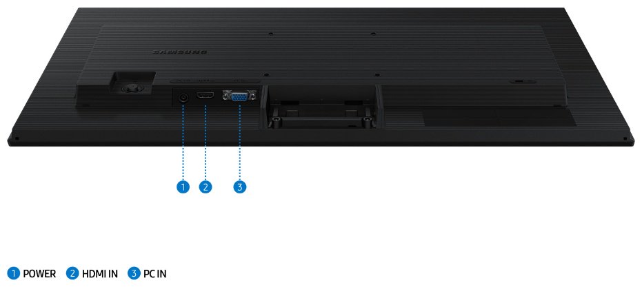 Монитор 24" Samsung LS24D304GAIXCI черный купить,54990