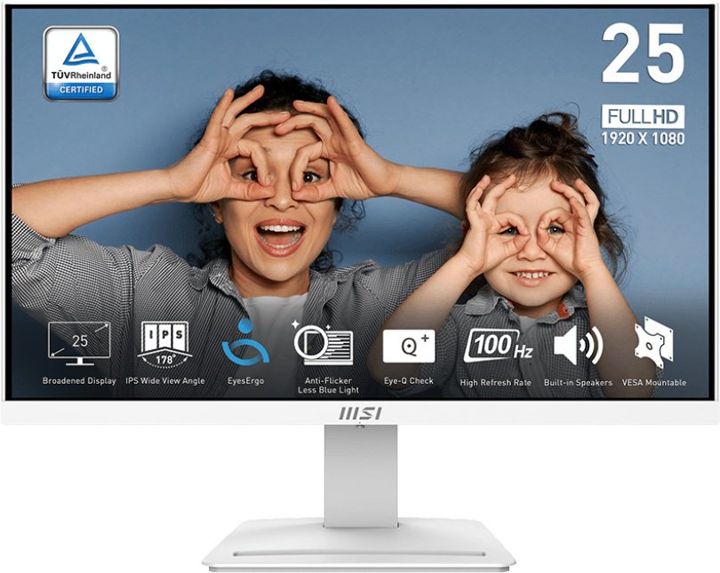 Монитор 24.5" MSI PRO MP253W белый купить,NaN