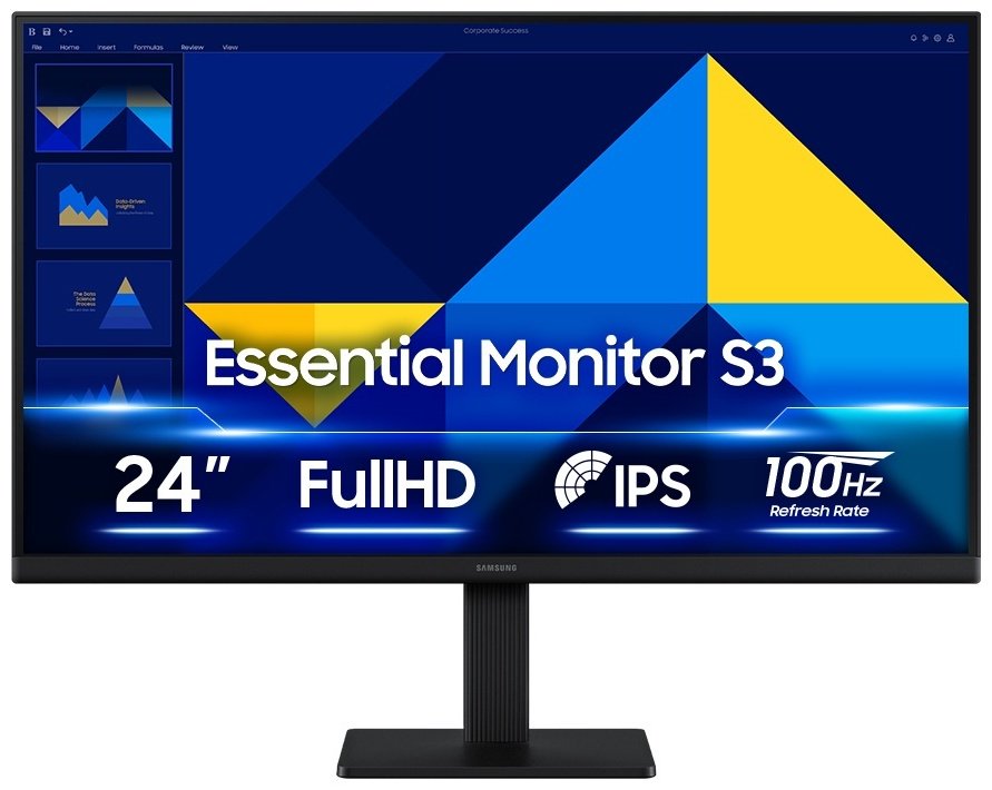 Монитор 24" Samsung LS24D300GAIXCI черный купить,NaN