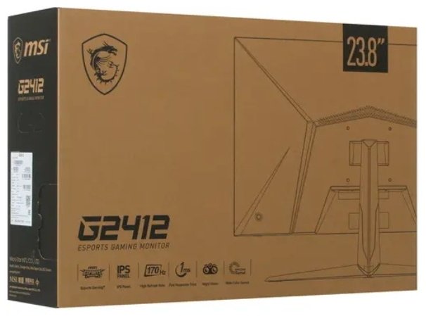 Монитор 23.8" MSI G2412 черный купить,NaN