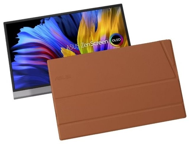 Монитор 15.6" ASUS ZenScreen OLED MQ16AH 90LM07SV-B01170 серебристый