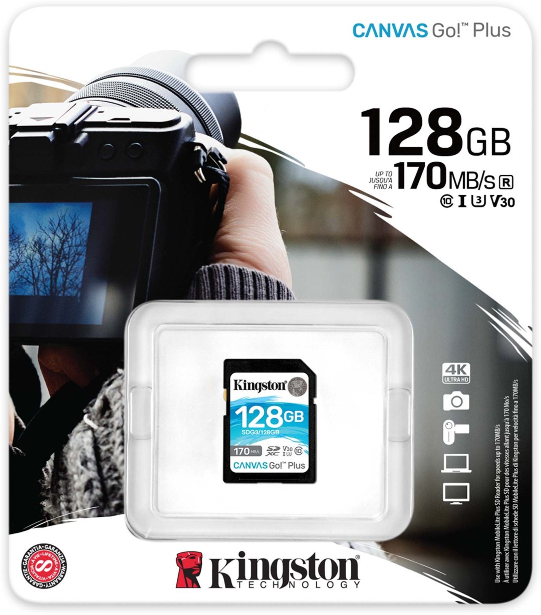 Карта памяти Kingston SDG3/128GB 128 Гб купить,NaN