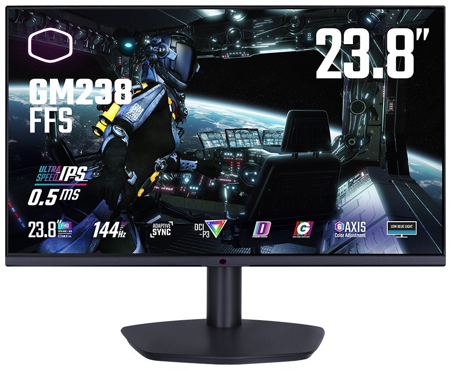 Монитор 23.8" Cooler Master CMI-GM238-FFS-EK черный - ForteMarket Монитор 23.8" Cooler Master CMI-GM238-FFS-EK черный купить,128260