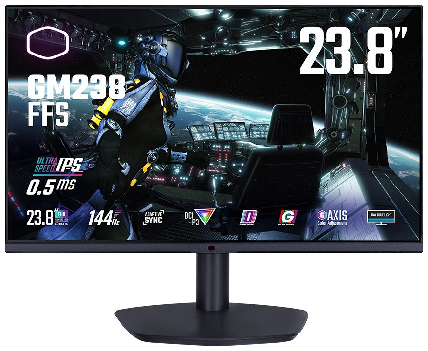 Монитор 23.8" Cooler Master CMI-GM238-FFS-EK черный - ForteMarket Монитор 23.8" Cooler Master CMI-GM238-FFS-EK черный купить,128260