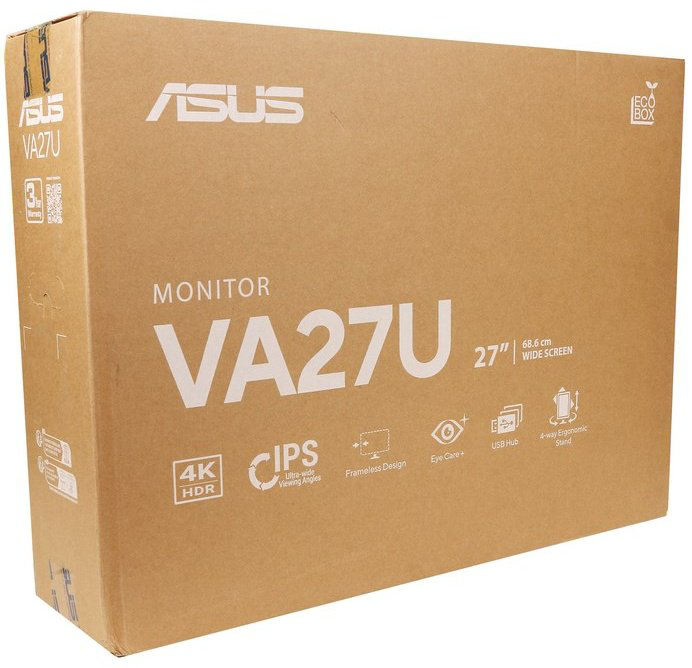 Монитор 27" ASUS VA27UQSB/90LM09WJ-B02170 черный купить,329990
