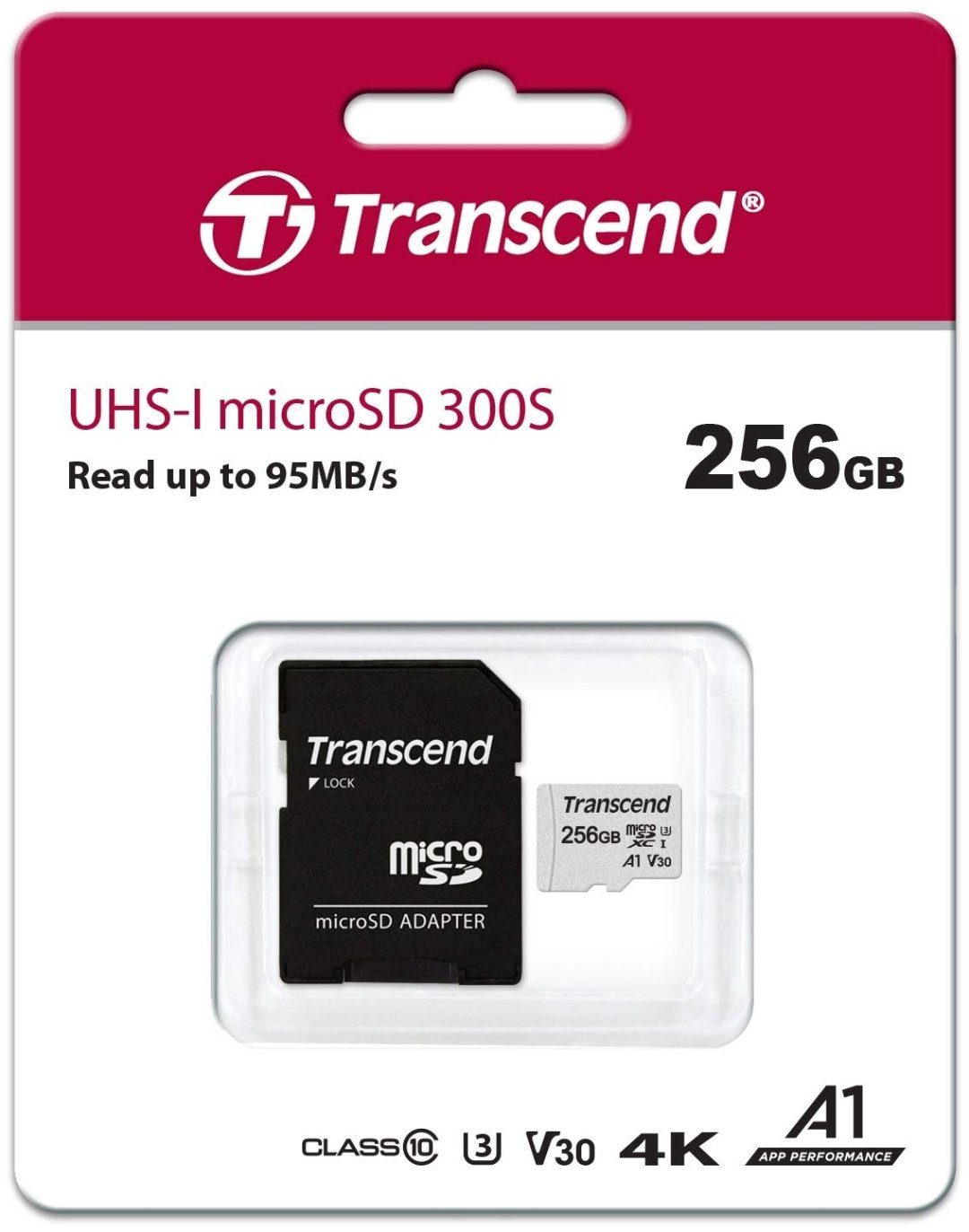 Карта памяти Transcend TS256GUSD300S-A 256Gb - ForteMarket Карта памяти Transcend TS256GUSD300S-A 256Gb купить,24290