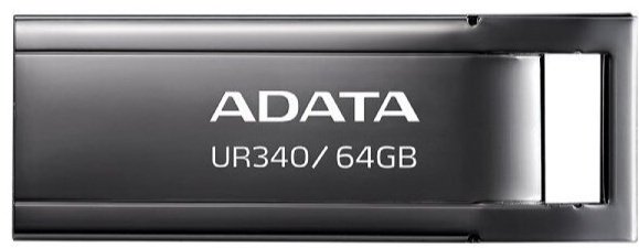 USB Flash карта ADATA AROY-UR340-64GBK 64 Гб купить,NaN