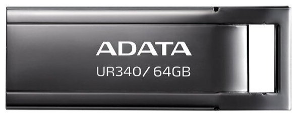 USB Flash карта ADATA AROY-UR340-64GBK 64 Гб купить,NaN
