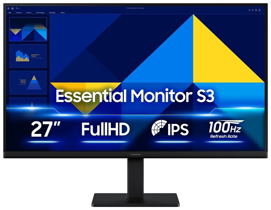 Монитор 27" Samsung LS27D300GAIXCI черный