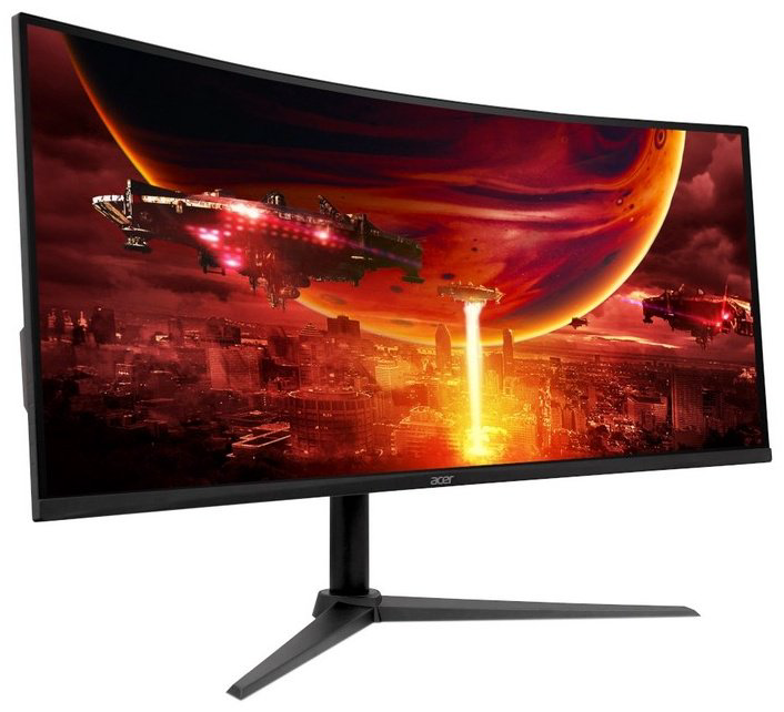 Монитор 34" Acer Nitro ED340CUS3bmiipx/UM.CE0EE.301 черный купить,NaN