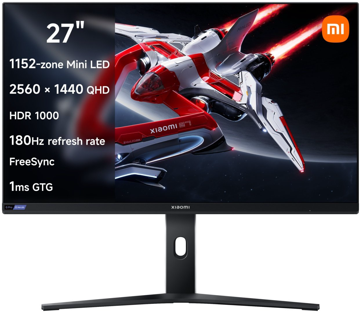 Монитор 27" Xiaomi Mini Led Gaming Monitor G Pro 27i P27QBA-RGPGL черный - ForteMarket Монитор 27" Xiaomi Mini Led Gaming Monitor G Pro 27i P27QBA-RGPGL черный купить,189990