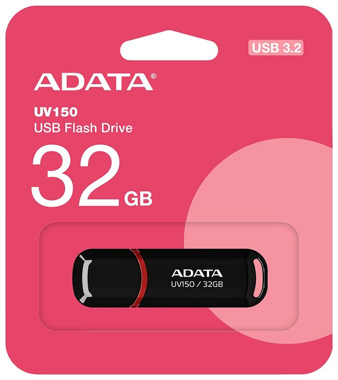 USB Flash карта ADATA AUV150-32G-RBK 32 Гб купить,NaN
