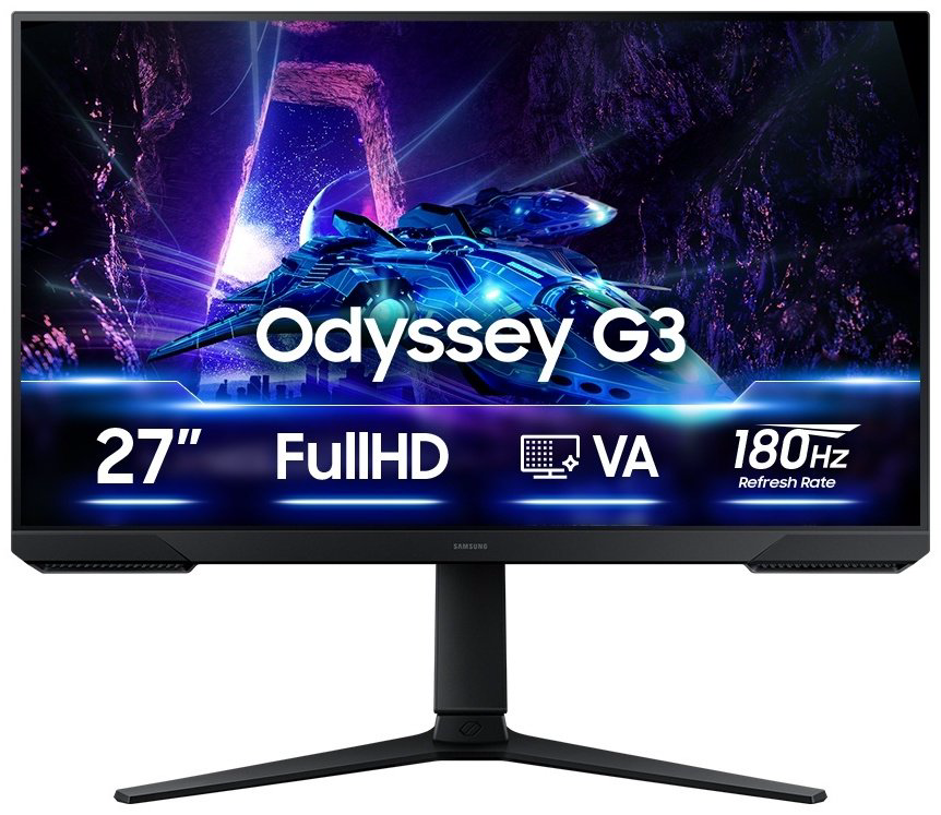 Монитор 27" Samsung LS27DG302EIXCI черный