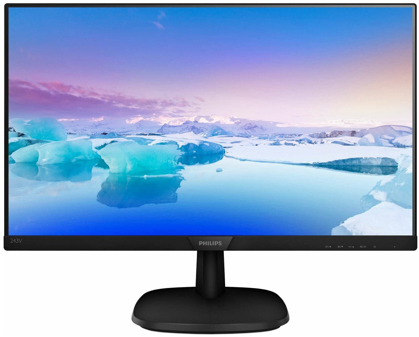 Монитор 23.8" Philips 243V7QJABF черный купить,NaN