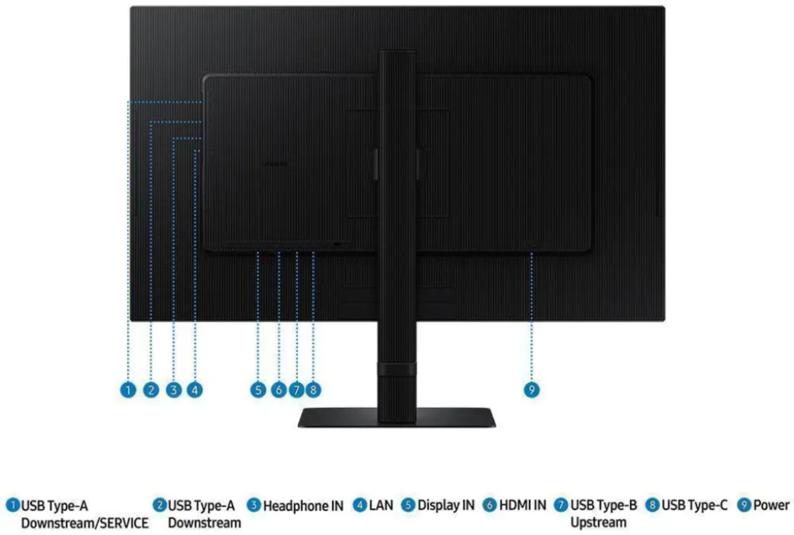 Монитор 27" Samsung ViewFinity S8 LS27D804UAIXCI черный