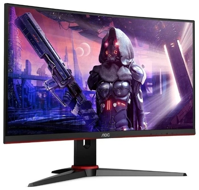 Монитор 23.6" AOC C24G2AE черный купить,NaN