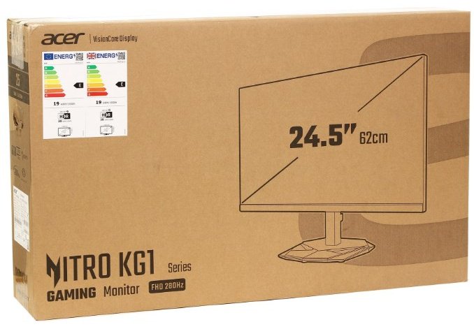 Монитор 24.5" Acer Nitro KG251QZ1/UM.KX1EE.101 черный - ForteMarket Монитор 24.5" Acer Nitro KG251QZ1/UM.KX1EE.101 черный купить,96980