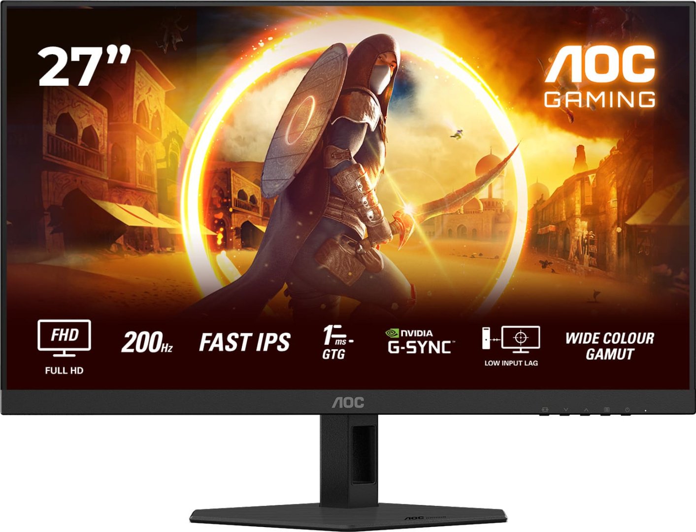 Монитор 27" AOC 27G4HRE/01 черный