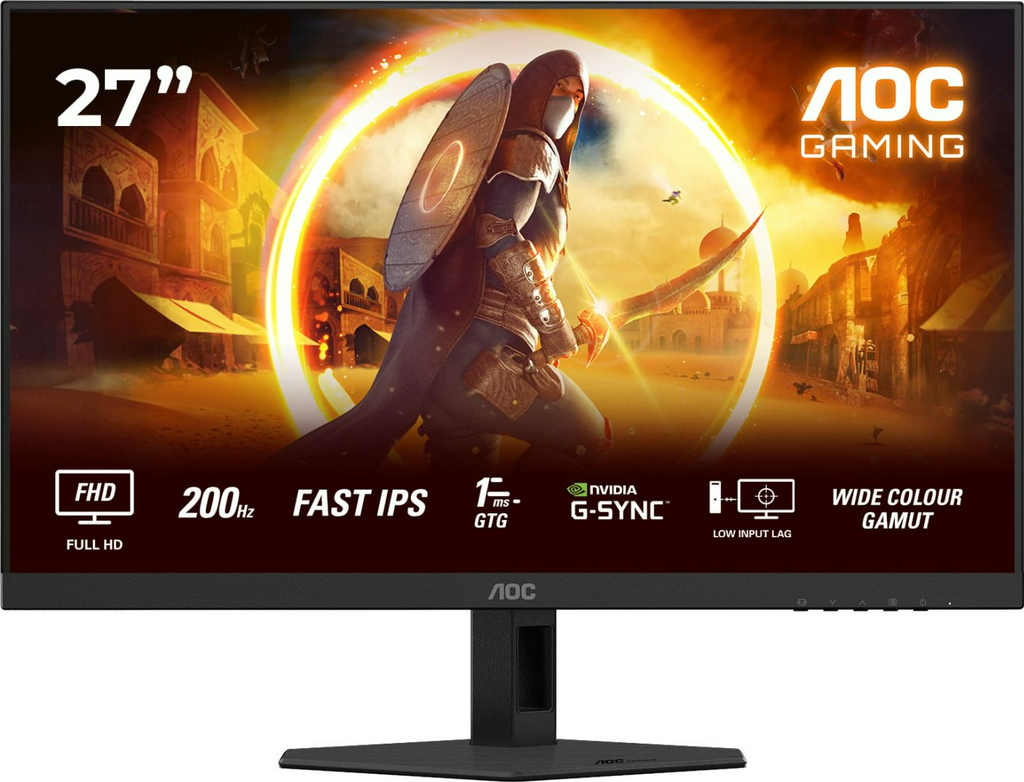Монитор 27" AOC 27G4HRE/01 черный