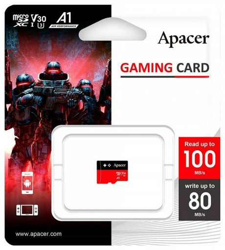Карта памяти Apacer AP256GMCSX10U7-RAGC 256 Гб