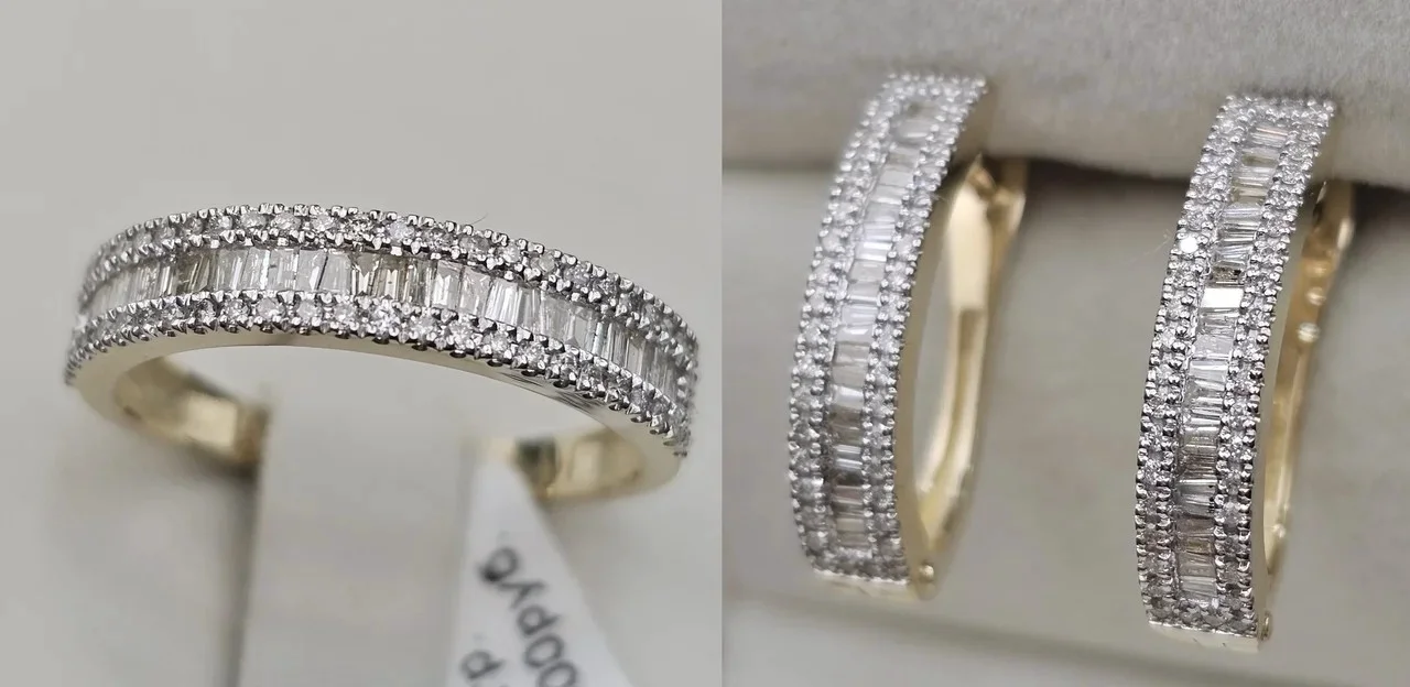 Комплект Deimantas 115191071 17,5р 0,31ct 0,41ct. купить,NaN