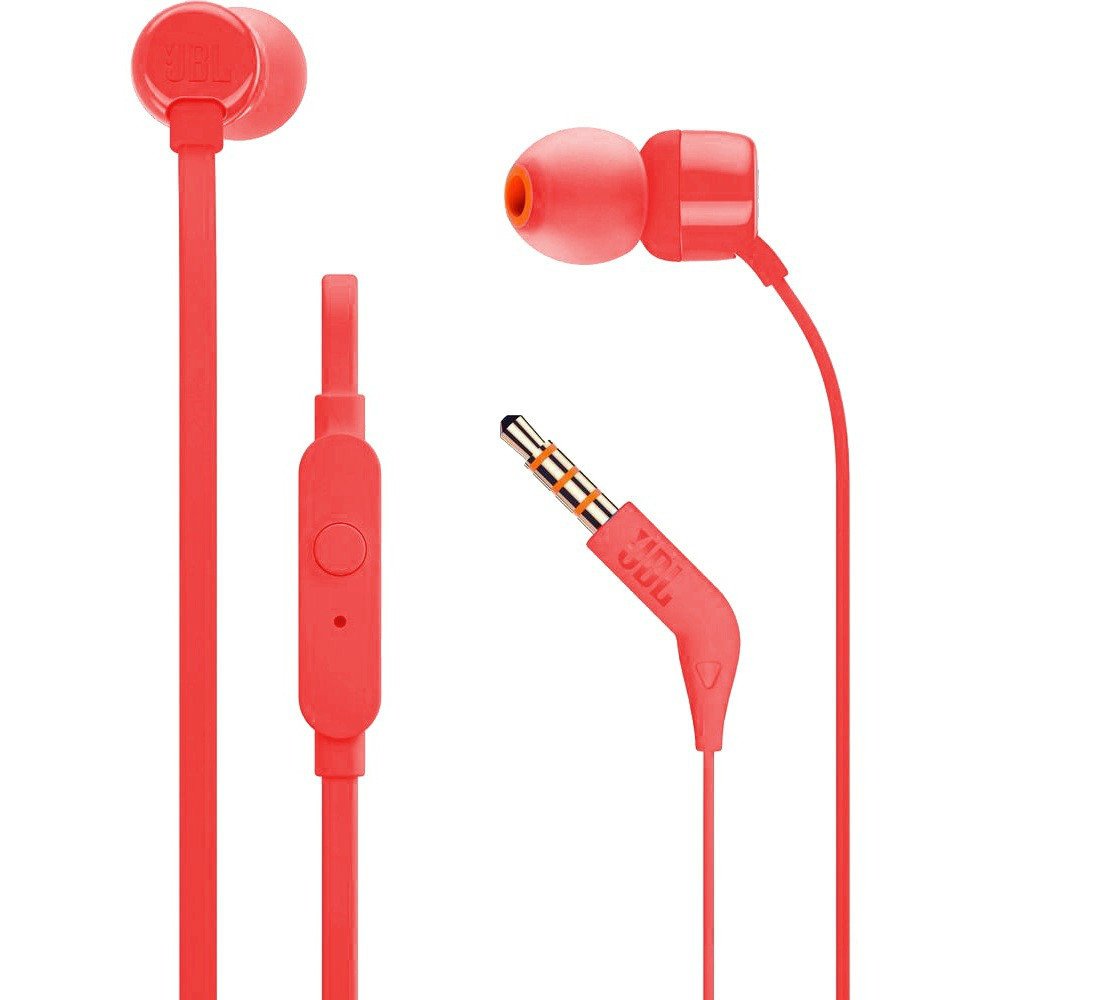 Наушники JBL T110 JBLT110RED Red