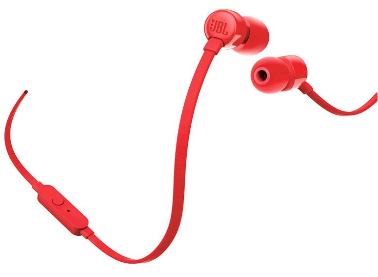 Наушники JBL T110 JBLT110RED Red