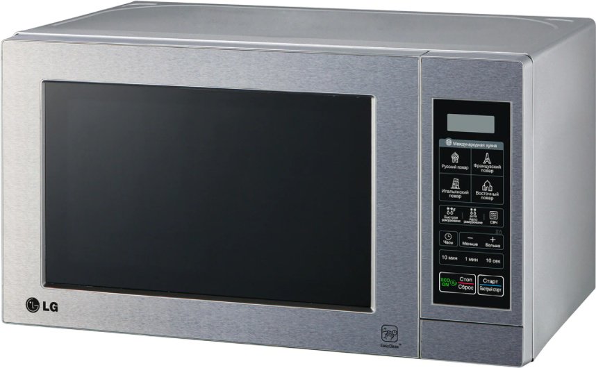 Микроволновая печь LG MS2044V серебристая
