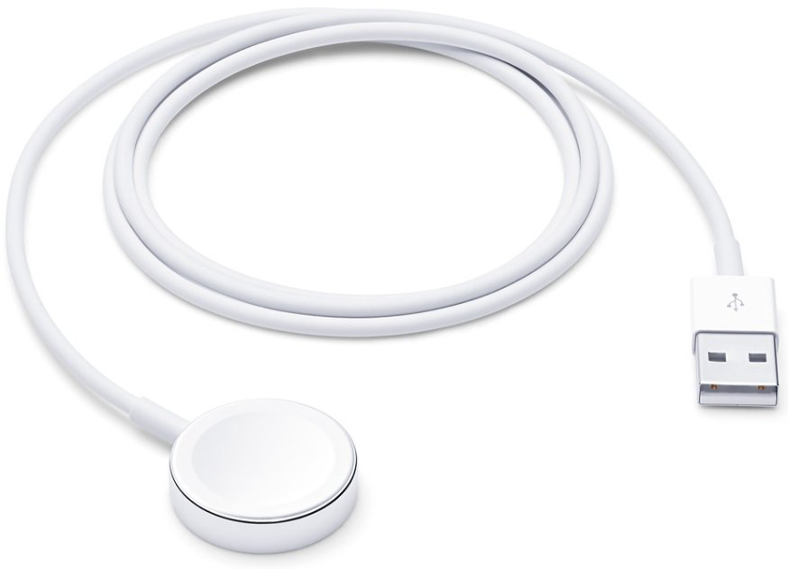 Кабель Apple Watch Magnetic Charging Cable белый купить,23351