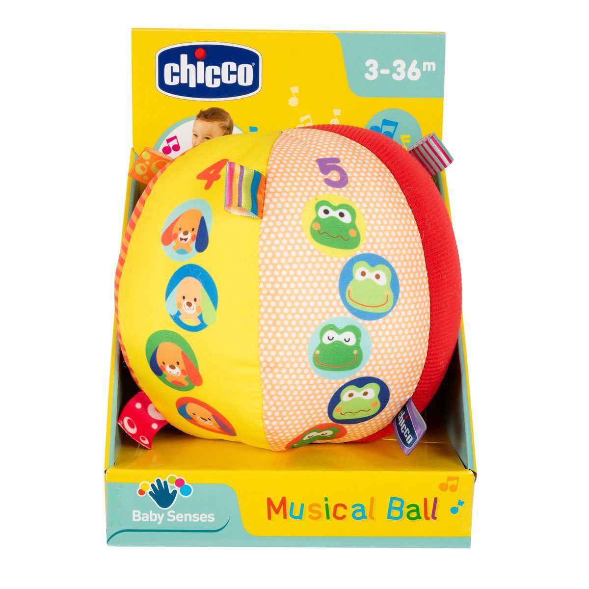 Игрушка развивающая Chicco Музыкальный мячик  купить,NaN