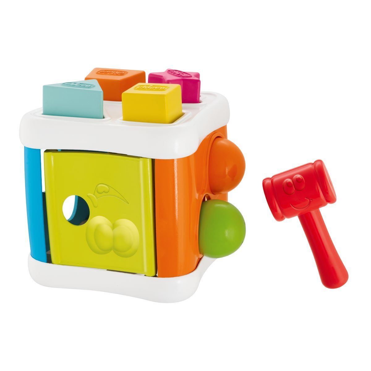  Игрушка развивающая сортер Chicco 2 в 1 Кубик  купить,NaN