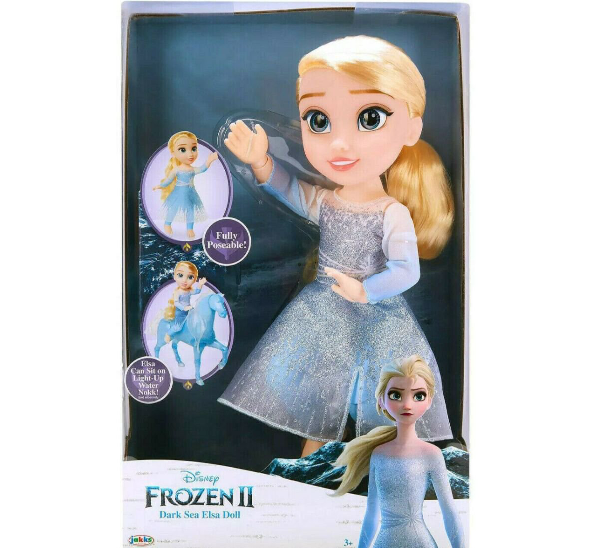 Кукла Jakks Pacific Эльза в платье Dark Sea 207524  38см  купить,NaN