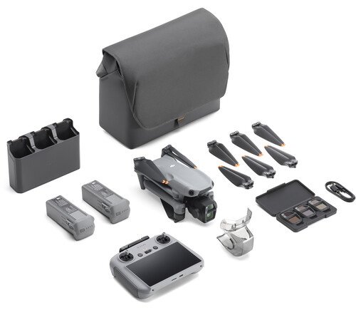 Дрон DJI Air 3S Fly More Combo (RC-2) серый