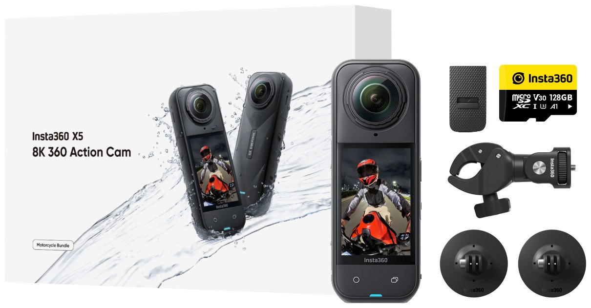 Экшн-камера Insta360 X5 Motorcycle Bundle купить,NaN