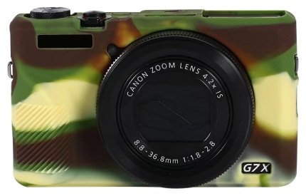 Чехол MAMEN для Canon PowerShot G7X Mark III зеленый купить,NaN