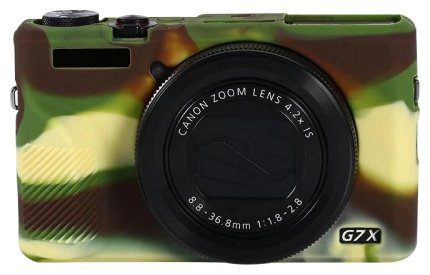 Чехол MAMEN для Canon PowerShot G7X Mark III зеленый купить,NaN