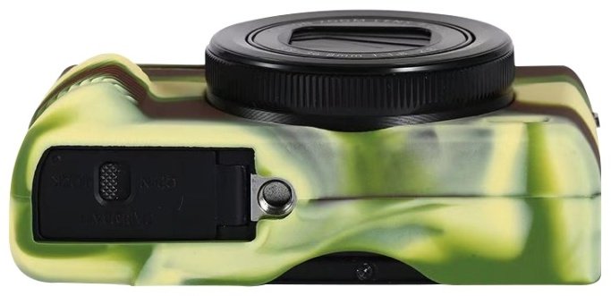 Чехол MAMEN для Canon PowerShot G7X Mark III зеленый купить,NaN