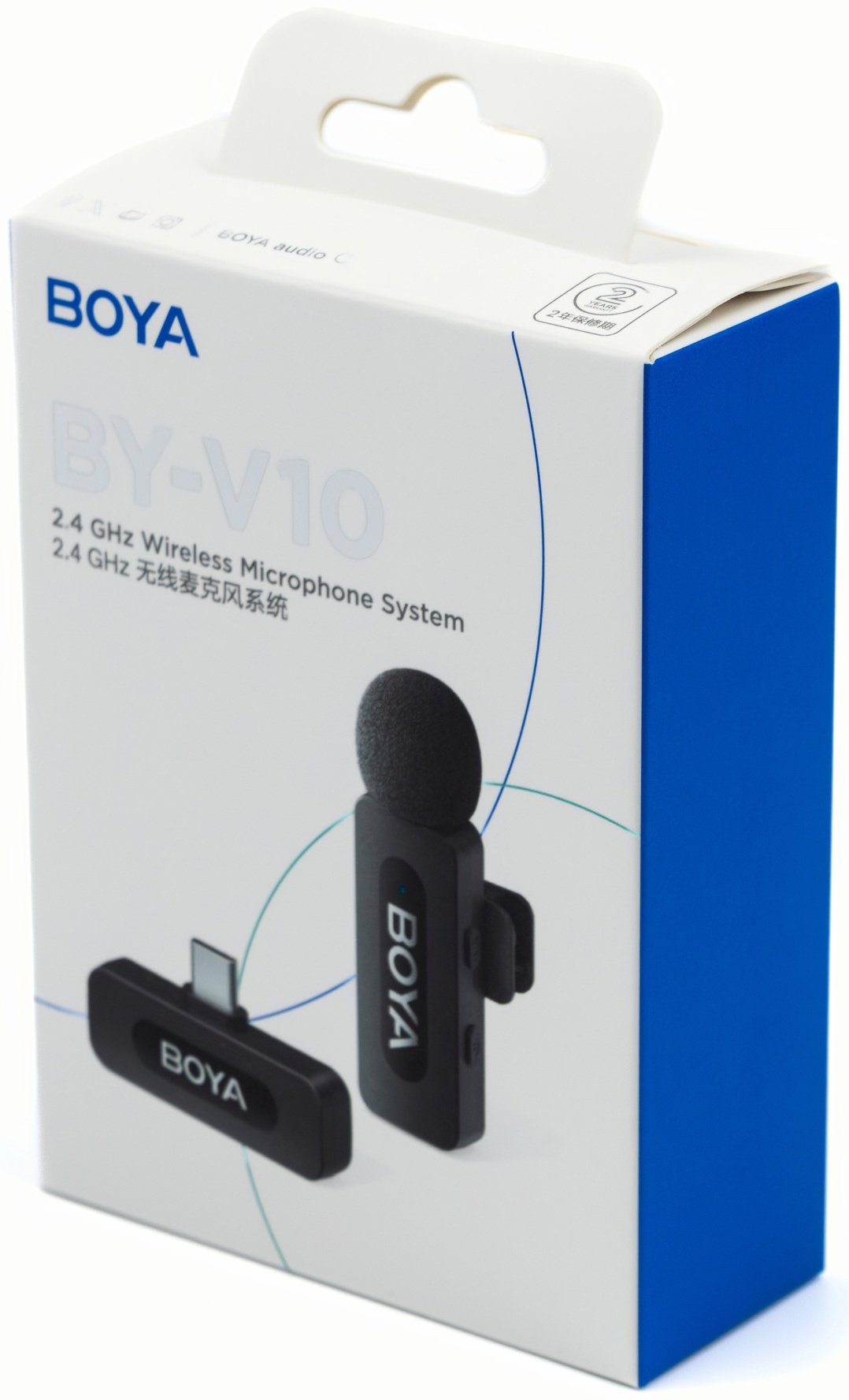 Микрофон Boya BY-V10 (V2.0) черный купить,NaN