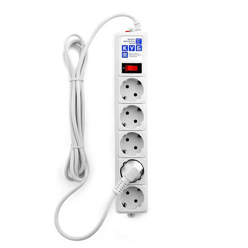 Сетевой фильтр Power Cube SPG-B-10-White 3м белый купить,NaN