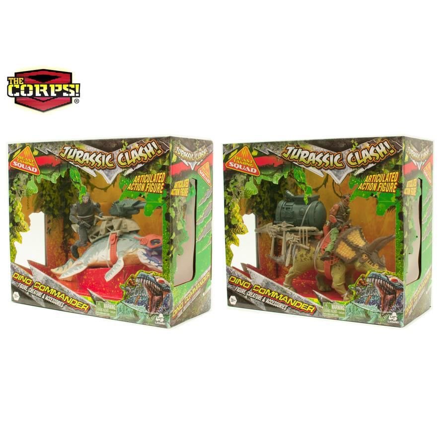 Фигурка Lanard Corps Jurassic Clash Наездник с оружием купить,NaN